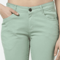 Distressed High-Rise Flared Jeans